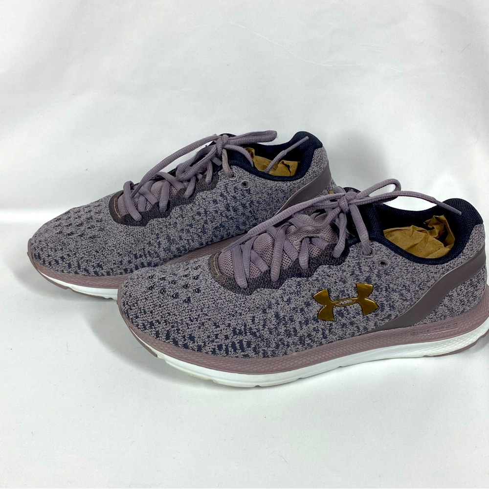 Under Armour Charged Impulse Slate Purple Womens Shoes Size 7.5 - Picture 2 of 5